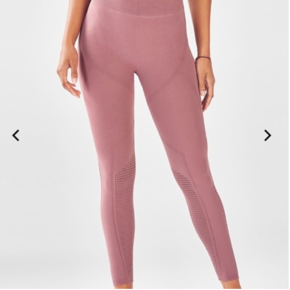 Fabletics Lavender Gray High Waisted Leggings - image 1